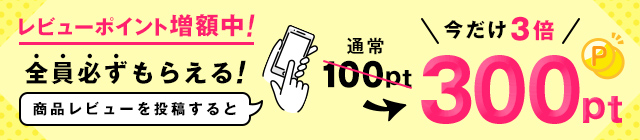 レビューポイントアップキャンペーン
