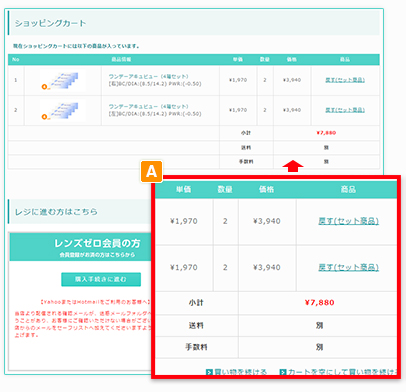 購入商品を決定する